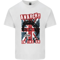 Anarchy in the UK Punk Music Rock Kids T-Shirt Childrens White