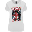 Anarchy in the UK Punk Music Rock Womens Wider Cut T-Shirt White