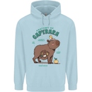Anatomy of a Apybara Funny Childrens Kids Hoodie Light Blue