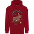 Anatomy of a Apybara Funny Childrens Kids Hoodie Red