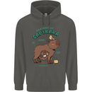 Anatomy of a Apybara Funny Childrens Kids Hoodie Storm Grey