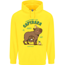 Anatomy of a Apybara Funny Childrens Kids Hoodie Yellow