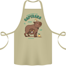 Anatomy of a Apybara Funny Cotton Apron 100% Organic Khaki