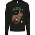 Anatomy of a Apybara Funny Kids Sweatshirt Jumper Black