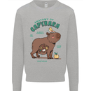 Anatomy of a Apybara Funny Kids Sweatshirt Jumper Sports Grey