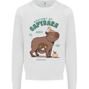 Anatomy of a Apybara Funny Kids Sweatshirt Jumper White