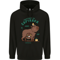 Anatomy of a Apybara Funny Mens 80% Cotton Hoodie Black