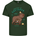 Anatomy of a Apybara Funny Mens Cotton T-Shirt Tee Top Forest Green