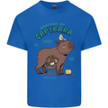 Anatomy of a Apybara Funny Mens Cotton T-Shirt Tee Top Royal Blue
