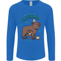 Anatomy of a Apybara Funny Mens Long Sleeve T-Shirt Royal Blue