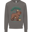 Anatomy of a Apybara Funny Mens Sweatshirt Jumper Charcoal