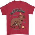 Anatomy of a Apybara Funny Mens T-Shirt 100% Cotton Red