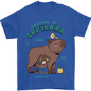Anatomy of a Apybara Funny Mens T-Shirt 100% Cotton Royal Blue
