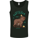 Anatomy of a Apybara Funny Mens Vest Tank Top Black
