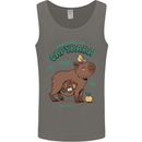 Anatomy of a Apybara Funny Mens Vest Tank Top Charcoal