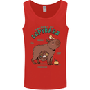 Anatomy of a Apybara Funny Mens Vest Tank Top Red