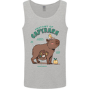 Anatomy of a Apybara Funny Mens Vest Tank Top Sports Grey