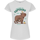 Anatomy of a Apybara Funny Womens Petite Cut T-Shirt White