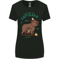 Anatomy of a Apybara Funny Womens Wider Cut T-Shirt Black