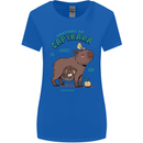 Anatomy of a Apybara Funny Womens Wider Cut T-Shirt Royal Blue