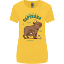 Anatomy of a Apybara Funny Womens Wider Cut T-Shirt Yellow