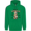 Anatomy of a Badger Funny Childrens Kids Hoodie Irish Green