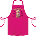 Anatomy of a Badger Funny Cotton Apron 100% Organic Pink