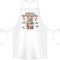 Anatomy of a Badger Funny Cotton Apron 100% Organic White