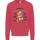 Anatomy of a Badger Funny Kids Sweatshirt Jumper Heliconia