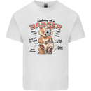 Anatomy of a Badger Funny Mens Cotton T-Shirt Tee Top White