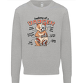 Anatomy of a Badger Funny Mens Sweatshirt Jumper Sports Grey