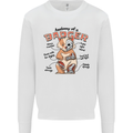 Anatomy of a Badger Funny Mens Sweatshirt Jumper White