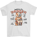 Anatomy of a Badger Funny Mens T-Shirt 100% Cotton White