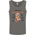Anatomy of a Badger Funny Mens Vest Tank Top Charcoal