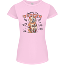 Anatomy of a Badger Funny Womens Petite Cut T-Shirt Light Pink