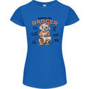 Anatomy of a Badger Funny Womens Petite Cut T-Shirt Royal Blue