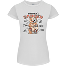Anatomy of a Badger Funny Womens Petite Cut T-Shirt White