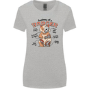 Anatomy of a Badger Funny Womens Wider Cut T-Shirt Sports Grey