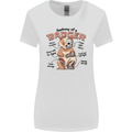 Anatomy of a Badger Funny Womens Wider Cut T-Shirt White