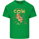 Anatomy of a Cow Funny Kids T-Shirt Childrens Irish Green
