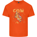 Anatomy of a Cow Funny Kids T-Shirt Childrens Orange