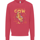Anatomy of a Cow Funny Mens Sweatshirt Jumper Heliconia