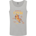 Anatomy of a Cow Funny Mens Vest Tank Top Sports Grey