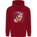 Anatomy of a Fox Foxes Funny Childrens Kids Hoodie Red