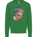 Anatomy of a Fox Foxes Funny Kids Sweatshirt Jumper Irish Green