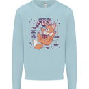 Anatomy of a Fox Foxes Funny Kids Sweatshirt Jumper Light Blue