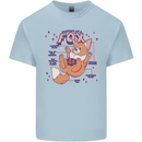 Anatomy of a Fox Foxes Funny Kids T-Shirt Childrens Light Blue