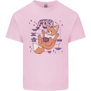 Anatomy of a Fox Foxes Funny Kids T-Shirt Childrens Light Pink