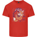 Anatomy of a Fox Foxes Funny Kids T-Shirt Childrens Red