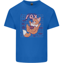 Anatomy of a Fox Foxes Funny Kids T-Shirt Childrens Royal Blue